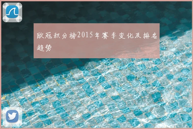欧冠积分榜2015年赛季变化及排名趋势